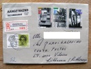 Cover Sent From Netherlands To Lithuania, 1993, Registered, Veenendaal, Europa Cept, Art - Covers & Documents