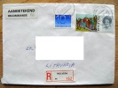 Cover Sent From Netherlands To Lithuania, 1992, Registered, Wolvega - Lettres & Documents