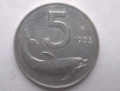 !!! 5 LIRE 1953 " DELFINO " !!! - 5 Liras