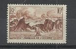 FRENCH OCEANIA 1947 - LANDSCAPE 10 - UNUSED NO GUM - Unused Stamps