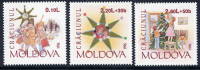 MOLDOVA 1996 Christmas  MNH / **.  Michel 222-24 - Moldavie