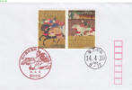 JAPAN, 2002, Philately Week, Cover, Sc. 2814/5 - Lettres & Documents