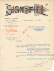 COURRIER 1931 SIGNOFIL BERARD FRERES NEUILLY SIGNALISATION AUTOMOBILE - Transport