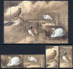 MOLDOVA 2003 Endangered Birds In Red Book 4v + Block  MNH / **.  Michel  481-84 + Block 30 - Moldavie