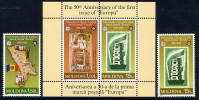 MOLDOVA 2005 50th Anniversary Of Europa Stamps MNH / **.  Michel 517-18 + Block 33 - Moldavie