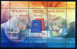 MOLDOVA 2005 Passport Anniversary MNH / **.  Michel Block 34 - Moldavie