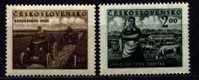 CS 1951 Mi 655-6 ** Yt 568-569, Agriculture - Unused Stamps