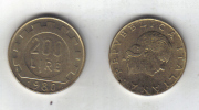 RedF - REPUBBLICA , 200 Lire Del 1980 Splendido Lotticino Da 5 Monete ! Vendita D'ingrosso - 200 Lire