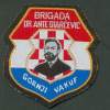 BOSNIA , HVO BRIGADE "ANTE STARCEVIC " GORNJI VAKUF - Ecussons Tissu