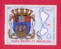 Saint Pierre Et Miquelon:        Y/T    PA    N° 58 *     ( Armoiries ). - Sin Clasificación