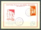 1959 TURKEY 11TH EUROPEAN AND MEDITERRANEAN BASKETBALL CHAMPIONSHIP MAXIMUM CARD - Maximumkaarten