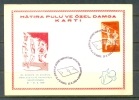 1959 TURKEY 11TH EUROPEAN AND MEDITERRANEAN BASKETBALL CHAMPIONSHIP MAXIMUM CARD - Tarjetas – Máxima