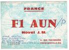 CARTE RADIO QSL - 1970- FRANCONVILLE - 95. - Radio Amateur