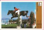 SPORT CARD No 185 - HORSE JUMPING, 1981., Yugoslavia, 10 X 15 Cm - Other & Unclassified