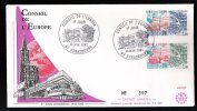 2. Violet EUROPA CEPT 1983  CONSEIL DE L´EUROPE EUROPA PARLAMENT NUMEROTE TIRAGE LIMITE  900 Ex. FDC - Brieven & Documenten