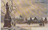 AK Litho Hanau Paradeplatz Im Winter Kinder Werfen Schneebälle V. Prior´s 1910 - Hanau