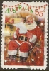 AUSTRALIA - DIECUT - USED 2010 55c Christmas - Santa Reading A Letter - Gebraucht