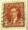 Canada 1937 King George VI 3c - Used - Oblitérés