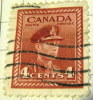 Canada 1942 King George VI In Uniform 4c - Used - Usati