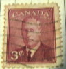 Canada 1949 King George VI 3c - Used - Usati