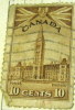 Canada 1942 Parliament Building 10c - Used - Usati