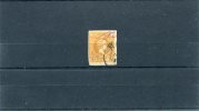 Greece-"Small Hermes" FORGERY Type I Of 3rd Period On Paper Simular To 4th Per-10l. Deep Yellow-orange W/ Fake NAXOS Pmk - Gebraucht