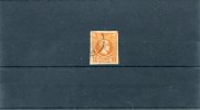 Greece-"Small Hermes" FORGERY Type Ib Of 4th Period On Paper Simular Of 2nd's Period -10l. Orange, W/ Fake Pmrk - Oblitérés