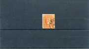 Greece-"Small Hermes" FORGERY Type Ib Of 4th Period On Paper Simular Of 2nd´s Period -10l. Orange, W/ Fake LEFKAS Pmrk - Gebraucht