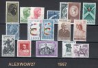 ITALIA / ITALY 1957 -- Annata Completa -- Years Complete ** MNH / VF - Années Complètes