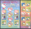 2010 JAPAN  HELLO KITTY IN EXPO SHANGHAI SHEETLET 2V - 2010 – Shanghai (Chine)