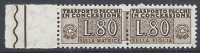 1955-81 ITALIA PACCHI IN CONCESSIONE STELLE 80 LIRE MNH ** - RR10335-2 - Pacchi In Concessione