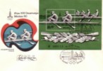 1978. USSR, Olympic Games, Water Sport In Moscow, Block FDC - FDC