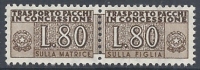 1955-81 ITALIA PACCHI IN CONCESSIONE STELLE 80 LIRE MNH ** - RR10336-6 - Colis-concession