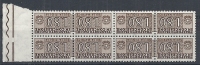 1955-81 ITALIA PACCHI IN CONCESSIONE STELLE 80 LIRE QUARTINA MNH ** - RR10337-2 - Pacchi In Concessione