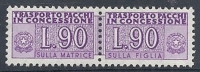 1955-81 ITALIA PACCHI IN CONCESSIONE STELLE 90 LIRE MNH ** - RR10340-4 - Pacchi In Concessione