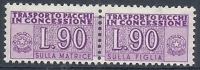 1955-81 ITALIA PACCHI IN CONCESSIONE STELLE 90 LIRE MNH ** - RR10341-3 - Consigned Parcels