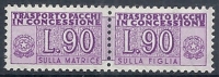 1955-81 ITALIA PACCHI IN CONCESSIONE STELLE 90 LIRE MNH ** - RR10342-2 - Consigned Parcels