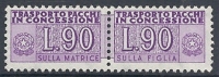 1955-81 ITALIA PACCHI IN CONCESSIONE STELLE 90 LIRE MNH ** - RR10342-4 - Consigned Parcels