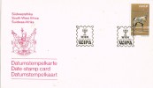 2176. Tarjeta Suid Africa 1981. WIPA Wien. Orix Gazella - Lettres & Documents