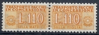 1955-81 ITALIA PACCHI IN CONCESSIONE STELLE 110 LIRE MNH ** - RR10348-2 - Consigned Parcels