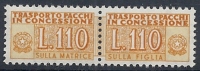 1955-81 ITALIA PACCHI IN CONCESSIONE STELLE 110 LIRE MNH ** - RR10349-2 - Concessiepaketten