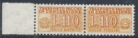 1955-81 ITALIA PACCHI IN CONCESSIONE STELLE 110 LIRE MNH ** - RR10349-5 - Concessiepaketten