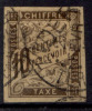 #2# COLONIES GENERALES TAXE N° 19 Oblitéré Zinder (Niger) + Griffe "ZINDER"  RARE +++ - Taxe