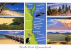 South East Queensland Multiview, Banksia Images Q223 Unused 17 X 12 Cm - Sonstige & Ohne Zuordnung