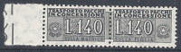 1955-81 ITALIA PACCHI IN CONCESSIONE STELLE 140 LIRE MNH ** - RR10364-6 - Pacchi In Concessione