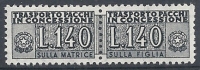 1955-81 ITALIA PACCHI IN CONCESSIONE STELLE 140 LIRE MNH ** - RR10365 - Pacchi In Concessione