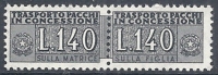 1955-81 ITALIA PACCHI IN CONCESSIONE STELLE 140 LIRE MNH ** - RR10365-5 - Consigned Parcels