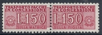 1955-81 ITALIA PACCHI IN CONCESSIONE STELLE 150 LIRE MNH ** - RR10372-3 - Concessiepaketten