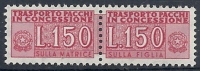 1955-81 ITALIA PACCHI IN CONCESSIONE STELLE 150 LIRE MNH ** - RR10373-4 - Pacchi In Concessione