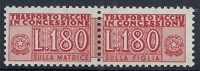 1955-81 ITALIA PACCHI IN CONCESSIONE STELLE 180 LIRE MNH ** - RR10374-2 - Consigned Parcels
